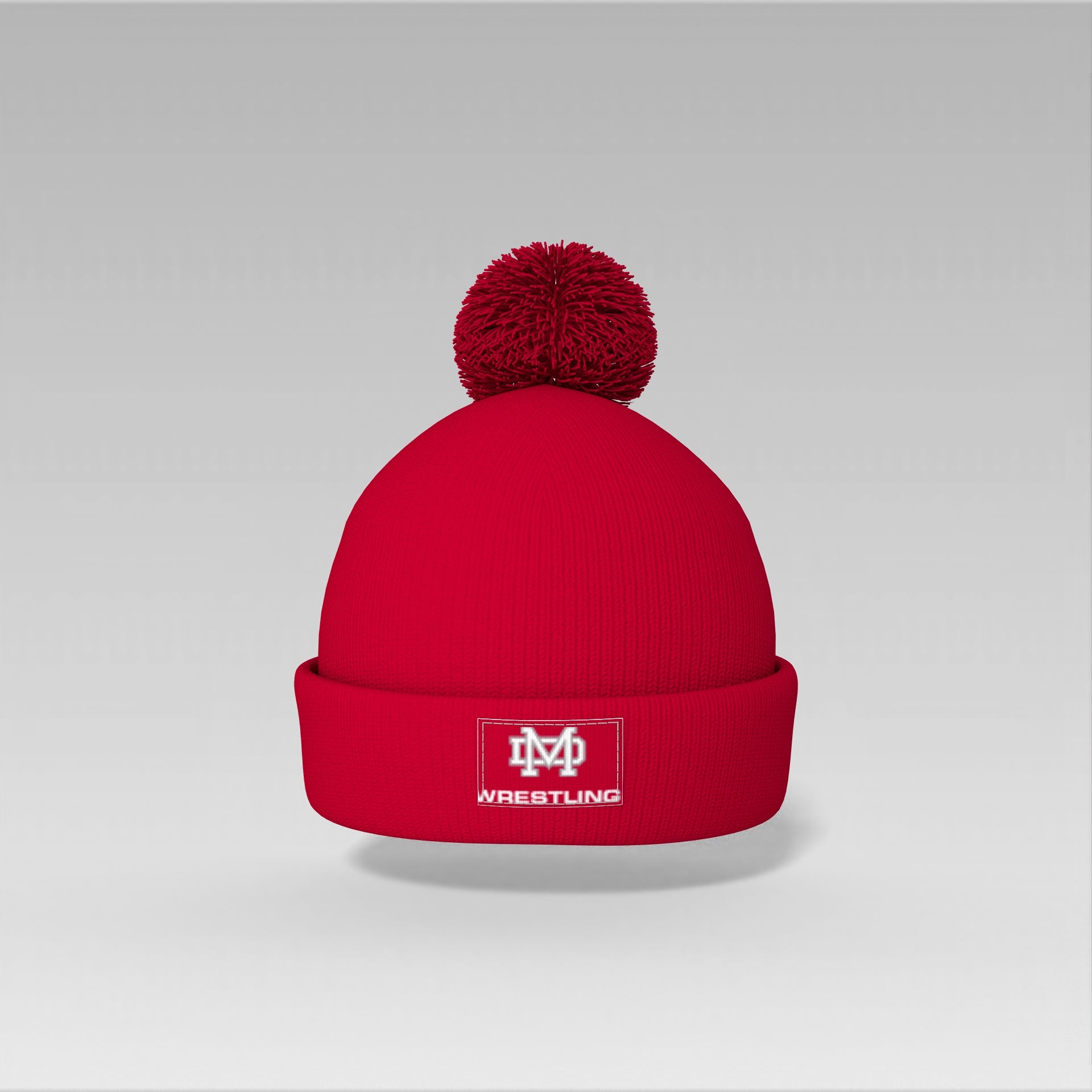 Wrestling Pom Pom Beanie