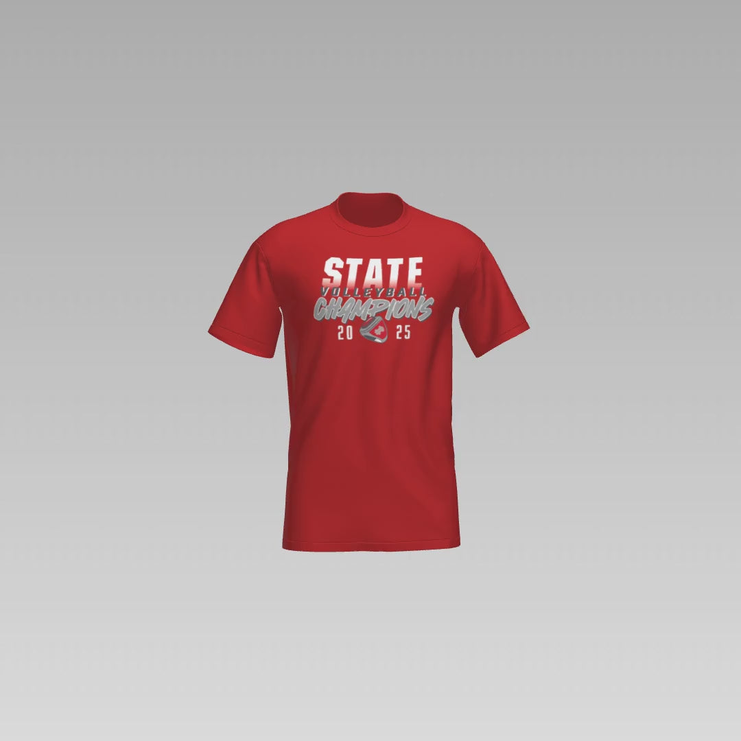 Volleyball State Champs Performance Tshirt #2
